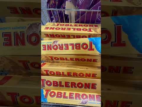 Crunchy almond Toblerone #shorts