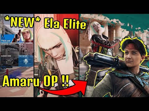 Hackers Can Use *NEW* Ela Elite | Amaru is * Overpowered * Specially with Pros - Rainbow Six Siege