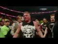 Brock Lesnar LE Rompe La BOCA A John Cena RAW ...
