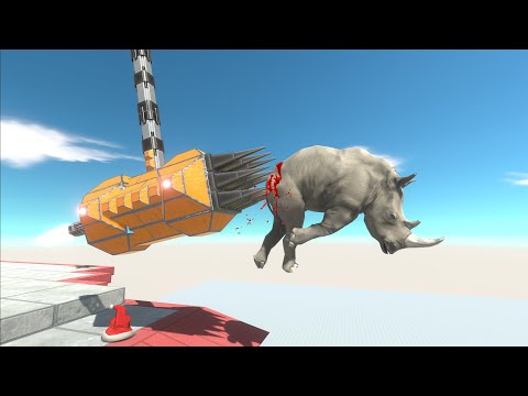 Throw with a big hammer for every unit - Animal Revolt Battle Simulator