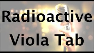 Learn Radioactive on Viola - How to Play Tutorial