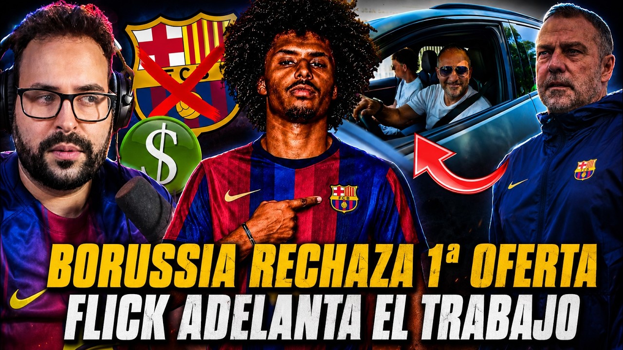 🚨BORUSSIA RECHAZA 1ª OFERTA por ADEYEMI ¡MÁS DINERO! - FLICK ADELANTA su REGRESO y YA TRABAJA