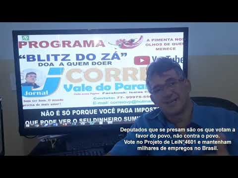 Queremos a aprovação do projeto de Lei N°4601 Legalização dos Transportes Alternativos no Brasil.