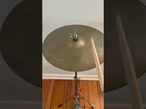 Ludwig Standard/Paiste 16" 860 grams crash cymbal crash cymbal 1960's - silver/nickel image 4