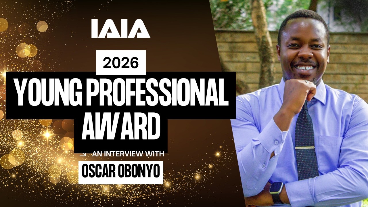 IAIA 2026 Young Professional Award - Oscar Obonyo
