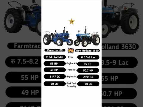 Farmtrac 60 Vs New Holland 3630 #technnu