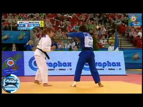 European Team Judo Championships Budapest 2013 Final -52kg ENTE Birgit (NED) - GNETO Priscilla (FRA)