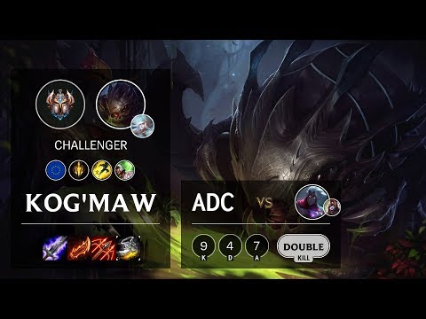 Kog'Maw ADC vs Varus - EUNE Challenger Patch 10.7