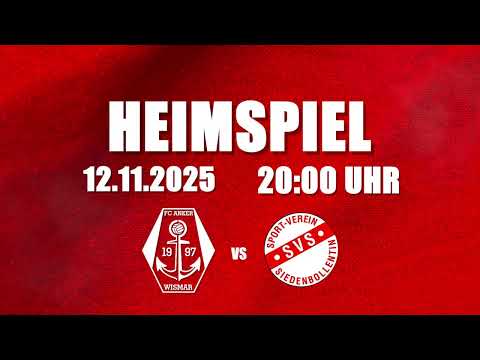 Anker Wismar vs. SV Siedenbollentin!