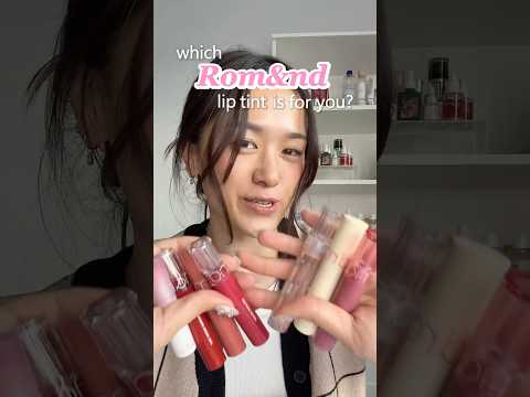 Which Rom&nd Lip Tint would you get? #romand #liptint #liptintreview #lipgloss #lipglossaddiction