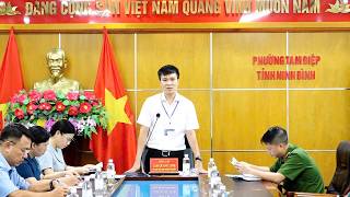 UBND phường Tam Điệp triển khai Chiến dịch 90 ngày làm sạch dữ liệu y tế và Chiến dịch 100 ngày cập nhật Sổ sức khỏe điện tử trên VNeID