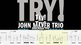 Try! from Try! | John Mayer Trio | Guitar Tab &amp; Playalong