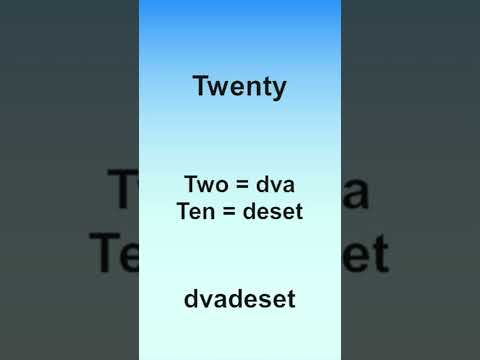 Count to 100 in Croatian - How to learn it quickly!