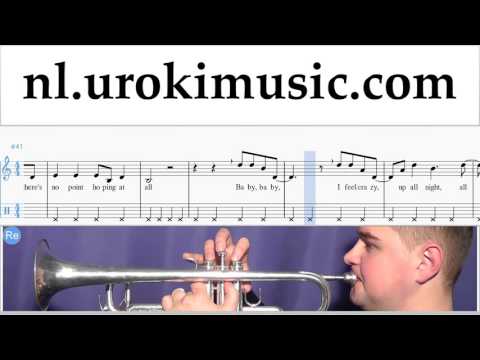 Trompet Leren Spelen Taylor Swift & Zayn - I Don't Wanna Live Forever Tablatura Deel#2 um-374