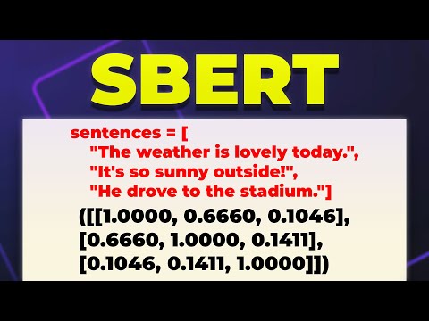 Getting Started with SBERT: A Beginner’s Guide to Sentence Transformers