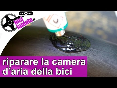 COME RIPARARE LA CAMERA D'ARIA DELLA BICI