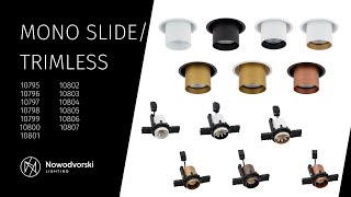 Точковий світильник Nowodvorski 10807 Mono Slide Trimless GU10 1x10W IP20 Copper (31739)