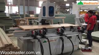 MÁY LÀM Ổ KHOÁ BẢN LỀ CỬA CNC Woodmaster