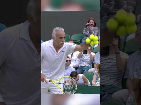 The Mansour Bahrami Trick Serve 🪄