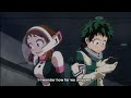 Deku and Ochako bumping into each other and blushing | Boku no Hero Academia Season 4 OVA Episode 1