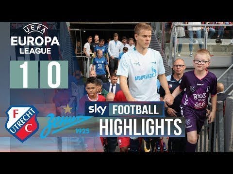 |HD| Utrecht vs Zenit 1-0 - Highlights - UEFA Europa League