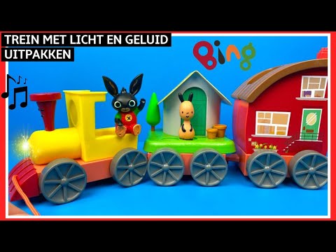 Bing's Trein Licht & Geluid Speelset uitpakken | Family Toys Collector