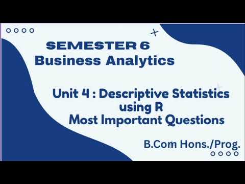 One Shot Revision l Unit 5 Predictive Textual Analysis l Business Analytics l Semester 6 l DU l