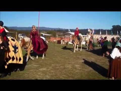 Closing parade at the Medieval Festival