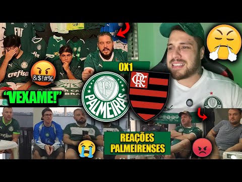 REAÇÕES dos PALMEIRENSES - PALMEIRAS 0X1 FLAMENGO - LIBERTADORES 2025 - REACT VAMOS RIR DO PORCO pt2