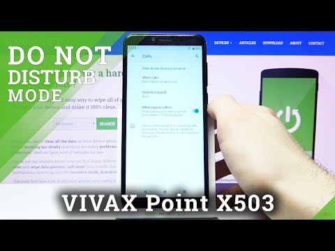 How to Activate DND Mode on VIVAX Point X503 – Mute Sounds & Vibrations
