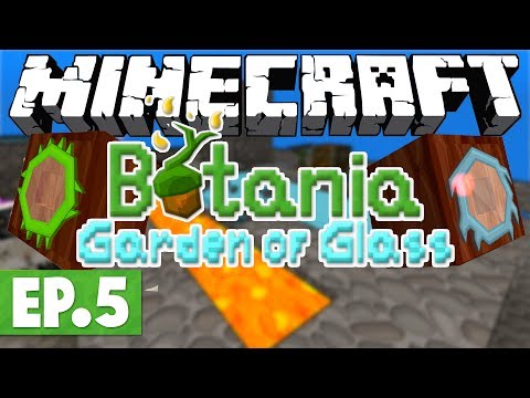 Botania: Garden Of Glass - Cobblestone Generator Challenge! #5 [Modded Minecraft Skyblock]