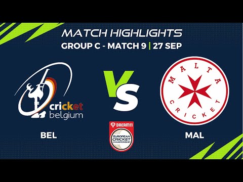 POTM: A.Raza - Group C, Match 9 - BEL vs MAL | Highlights | Dream11 ECC, 2022 | ECC22.057