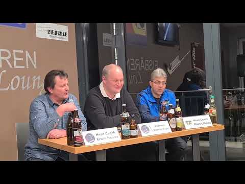 Pressekonferenz ESV Burgau vs. Nature Boyz am 16.12.2022