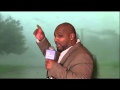 Drunk weather man falls over