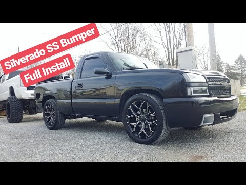 Silverado SS Bumper Full Install, Very Detailed