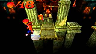 Crash Bandicoot 100% Walkthrough HD - Part 9: Temple Ruins