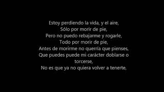 De Pie-C.Tangana,Letra