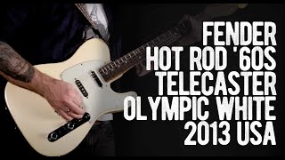 Video thumbnail for Fender Vintage Hot Rod '60s Telecaster Olympic White 2013 USA by Loud Lemon Demo