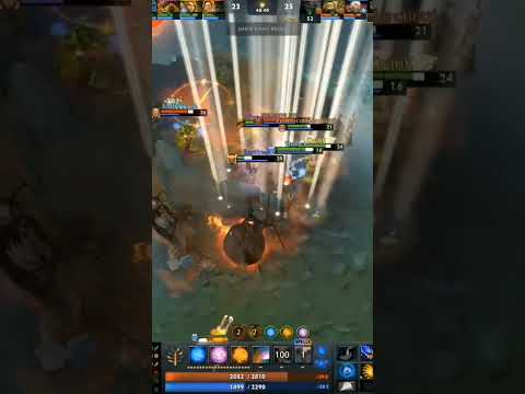 Invoker solo Defends ROSHAN #shorts #dota2 #invoker #rampage