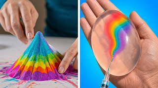 Oddly Satisfying DIYs 🌈 Relaxing Stress Relief Crafts & Fidgets
