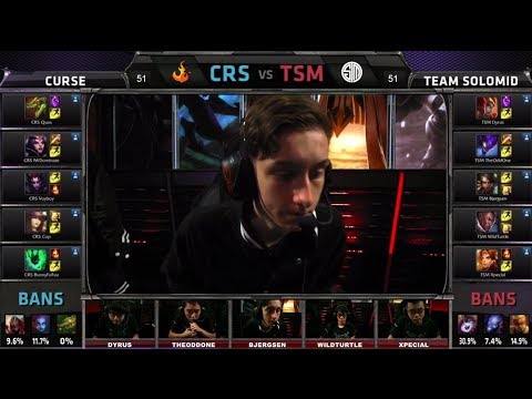 Curse vs TSM | 2014 NA LCS Spring split S4 W10D2 G2 | TSM vs Curse Week 10 Day 2 full game HD