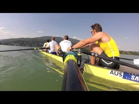 Australian mens four 2013 training video