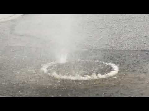 Highlands Flooding 2020 08 19 Bank Manhole at ShoreDrive