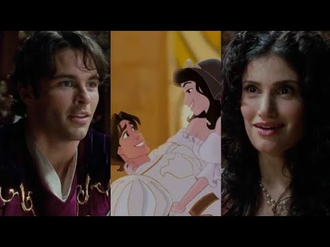 Prince Edward marries Nancy tremaine from Disney's Enchanted (2007) James marsden and Idina menzel