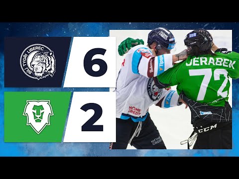 SESTŘIH | Bílí Tygři - Mladá Boleslav 6:2