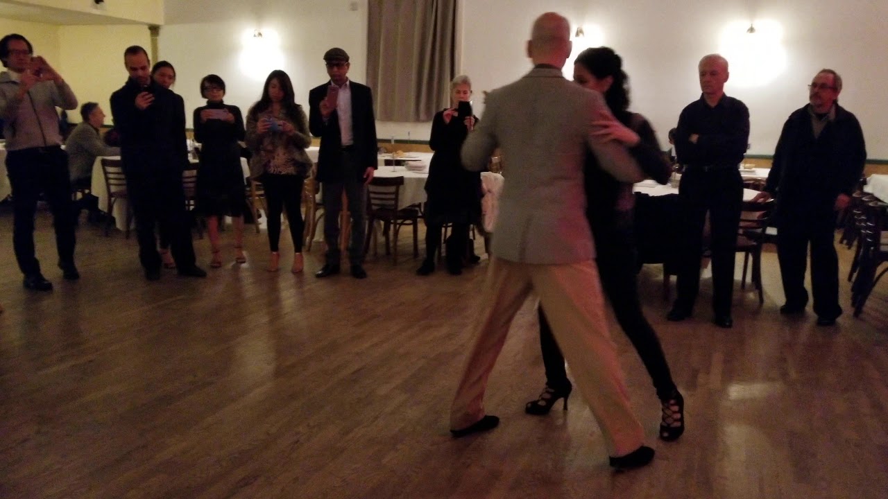 Argentine tango class: Carla Marano, María Inés Bogado & Orlando Reyes