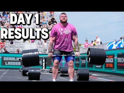 DAY 1 Results at The World's Strongest Man 2024