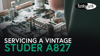 Video thumbnail for Servicing a Vintage Studer A827 by Funky Junk Italy