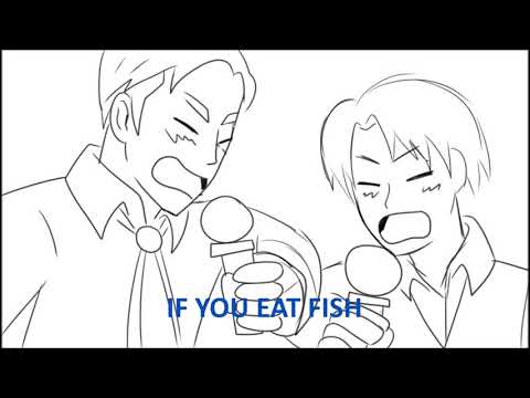 【animatic】 attack on titan - SAKANA SAKANA SAKANA (erwin smith and levi ackerman)