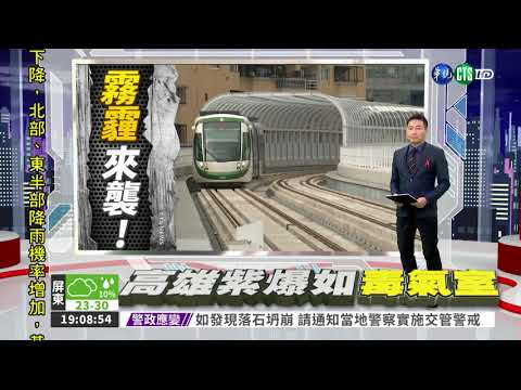 霧霾蓋全台 高雄有如毒氣室!